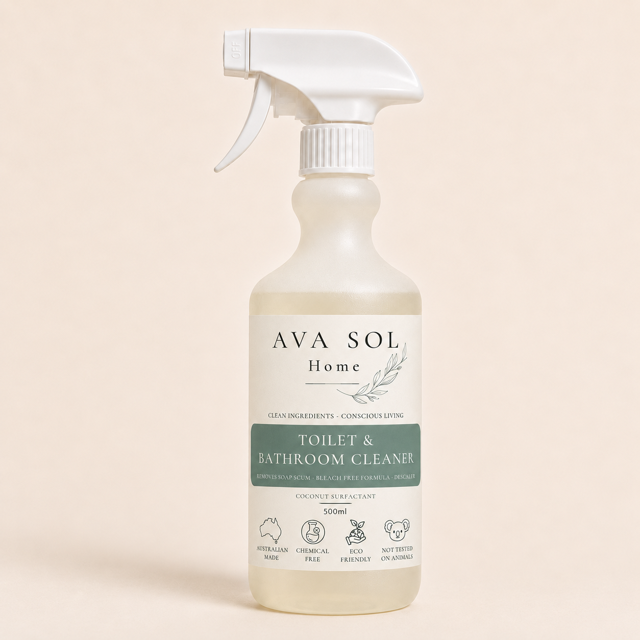 Ava Sol - Toilet & Bathroom Cleaner 